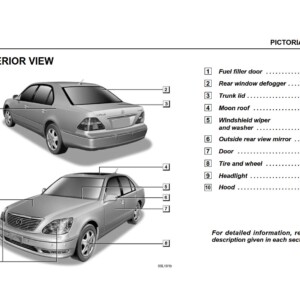 Lexus LS430 2005 Owner's Manual