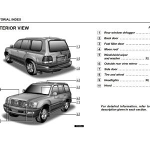 Lexus LX470 2006 Owner's Manual
