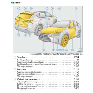 Lexus NX200t 2016 Owner's Manual
