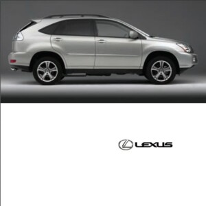 Lexus RX400h 2008 Owner's Manual