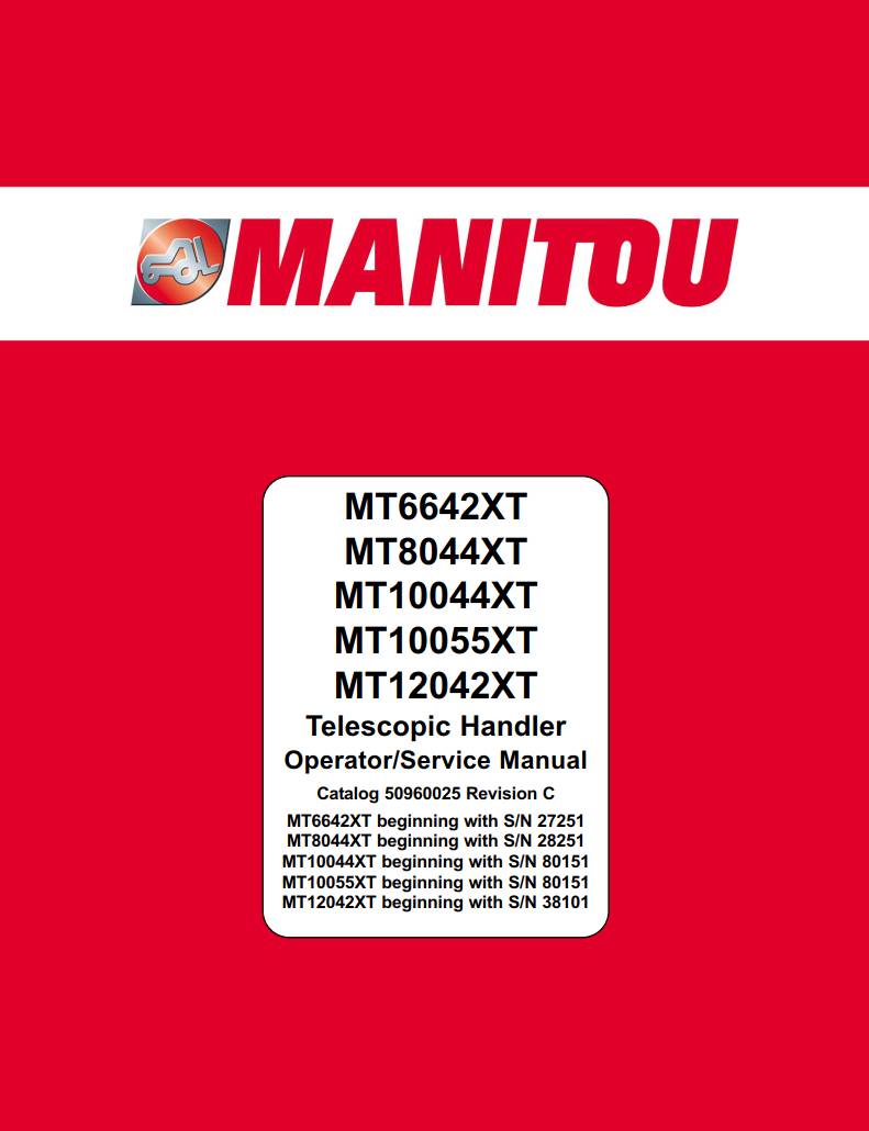 Manitou MT 2014 Owner’s Manual