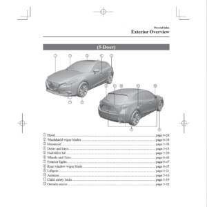 Mazda 3 2016 Owner's Manual