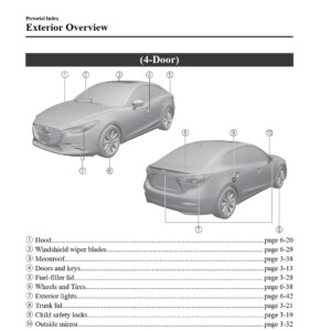 Mazda 3 2018 Owner's Manual