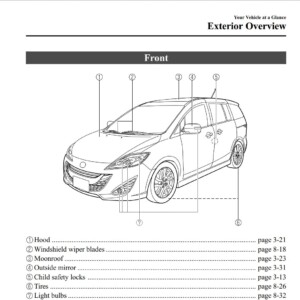 Mazda 5 2017 Owner's Manual