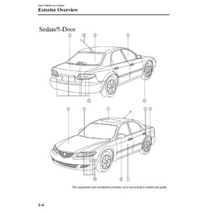 Mazda 6 Hatchback 2005 Owner's Manual