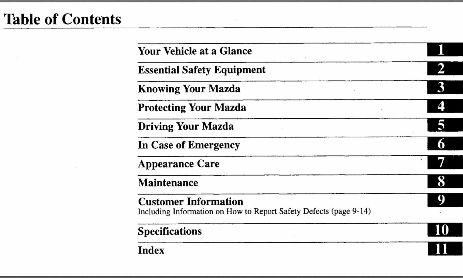 Mazda 626 2000 Owner's Manual PDF Download