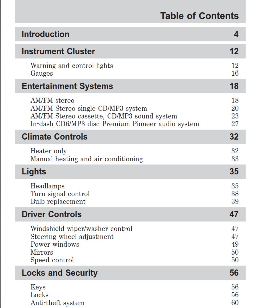 Mazda B-Series 2006 Owner's Manual