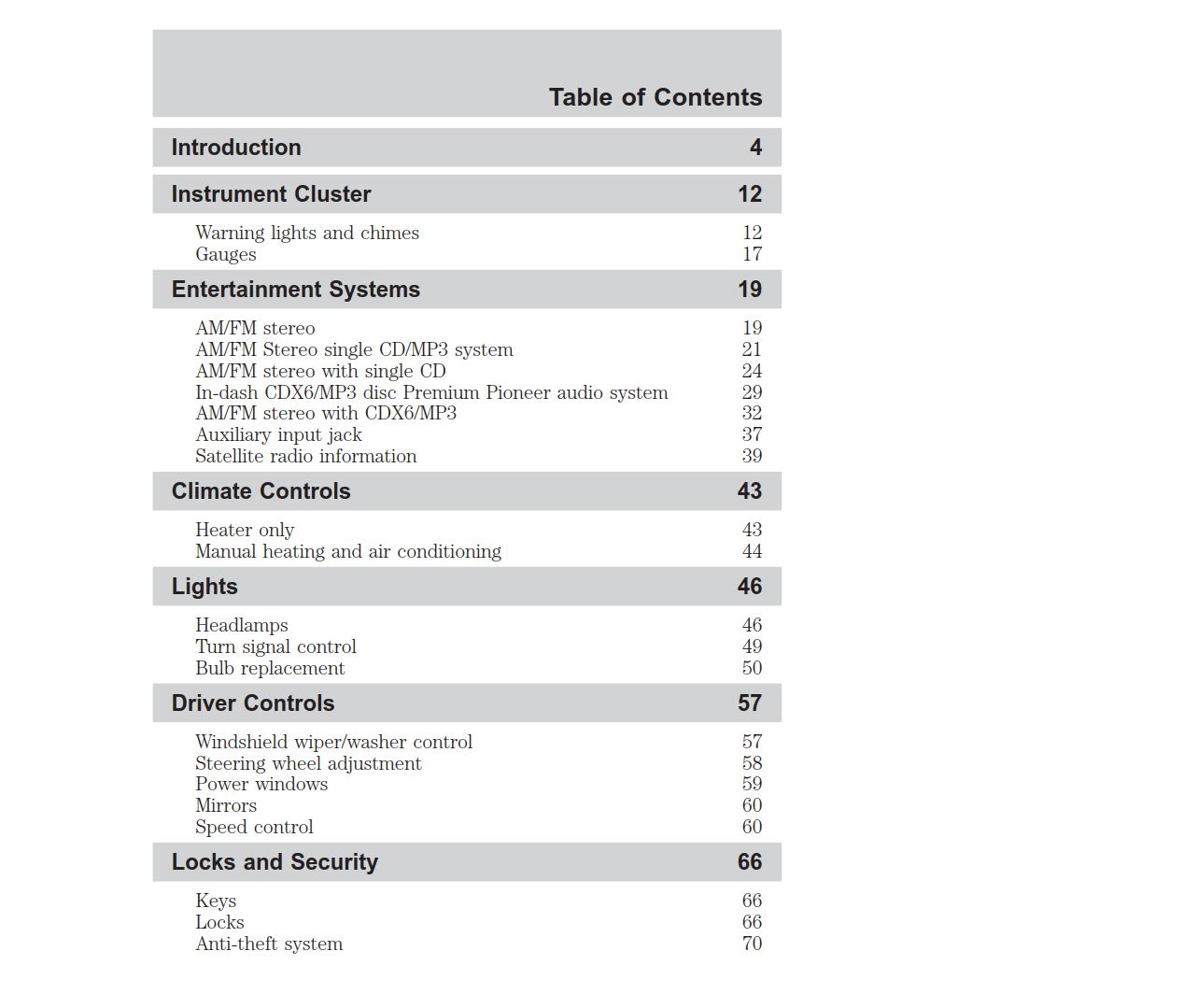 Mazda B2300 Truck 2007 Owner's Manual
