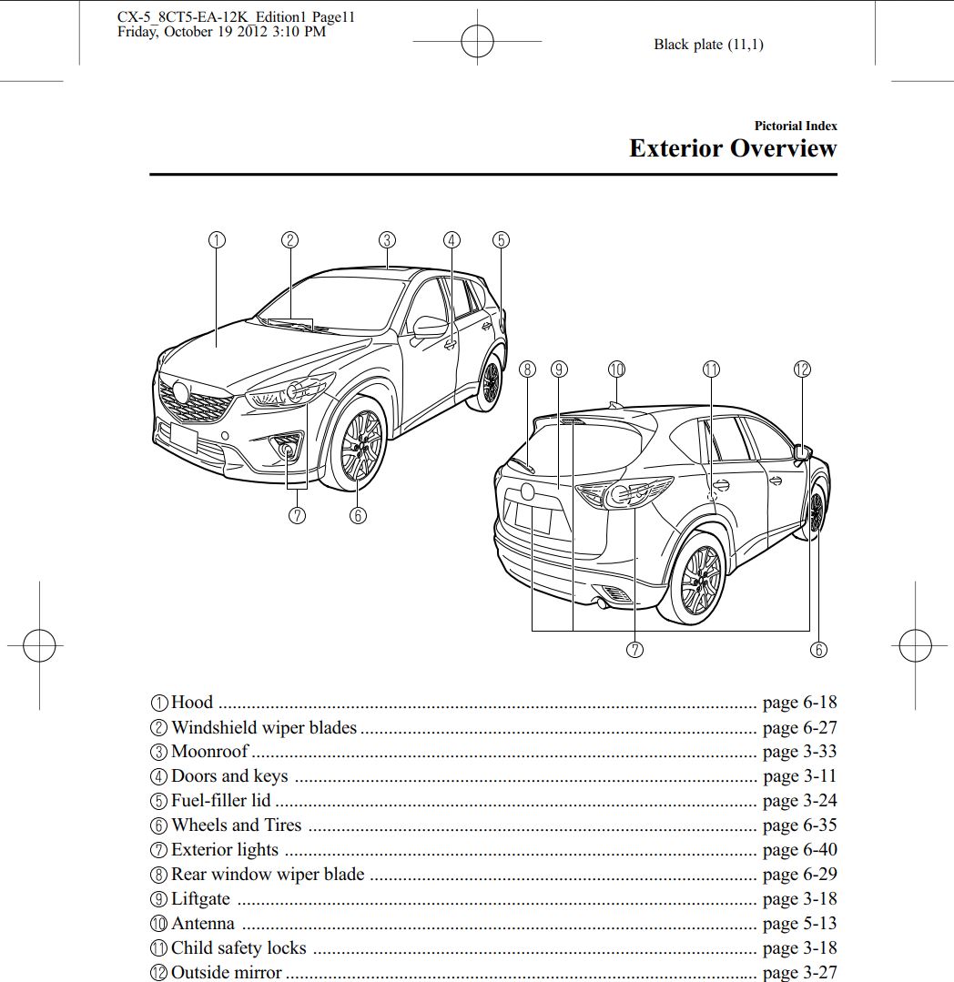 Mazda CX5 2014 Owner's Manual PDF Download
