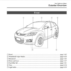 Mazda CX-7 2009 Owner's Manual