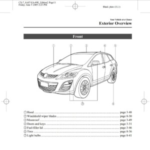 Mazda CX-7 2010 Owner's Manual