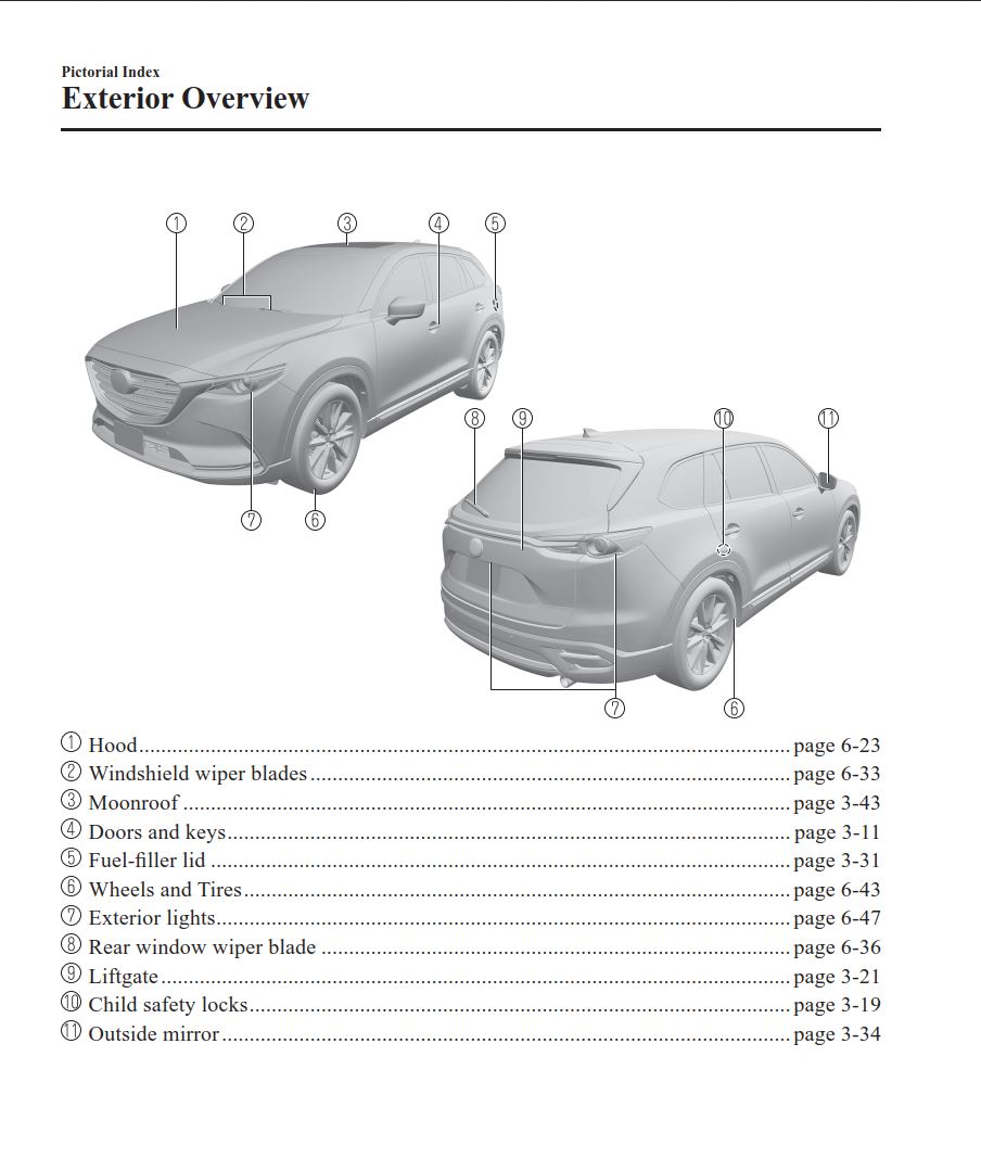 Mazda CX-9 2016 Owner's Manual