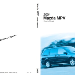 Mazda MPV 2004 Owner's Manual