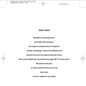 Mazda speed 6 2006 Owner's Manual