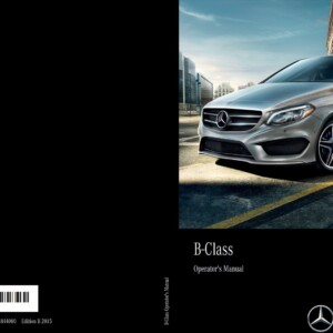 Mercedes-Benz B-Class Sports Tourer 2015 Owner's Manual