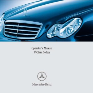 Mercedes-Benz C-Class 4matic 2006 Owner's Manual