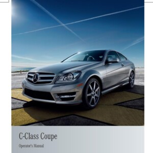Mercedes-Benz C-Class Coupe 2012 Owner's Manual