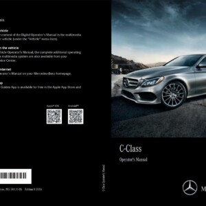 Mercedes-Benz C-Class Sedan 2016 Owner's Manual