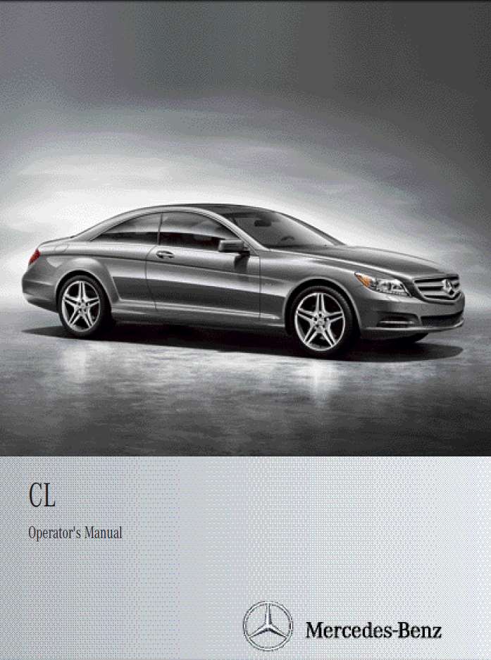 Mercedes-Benz Cl-Class 2013 Owner's Manual