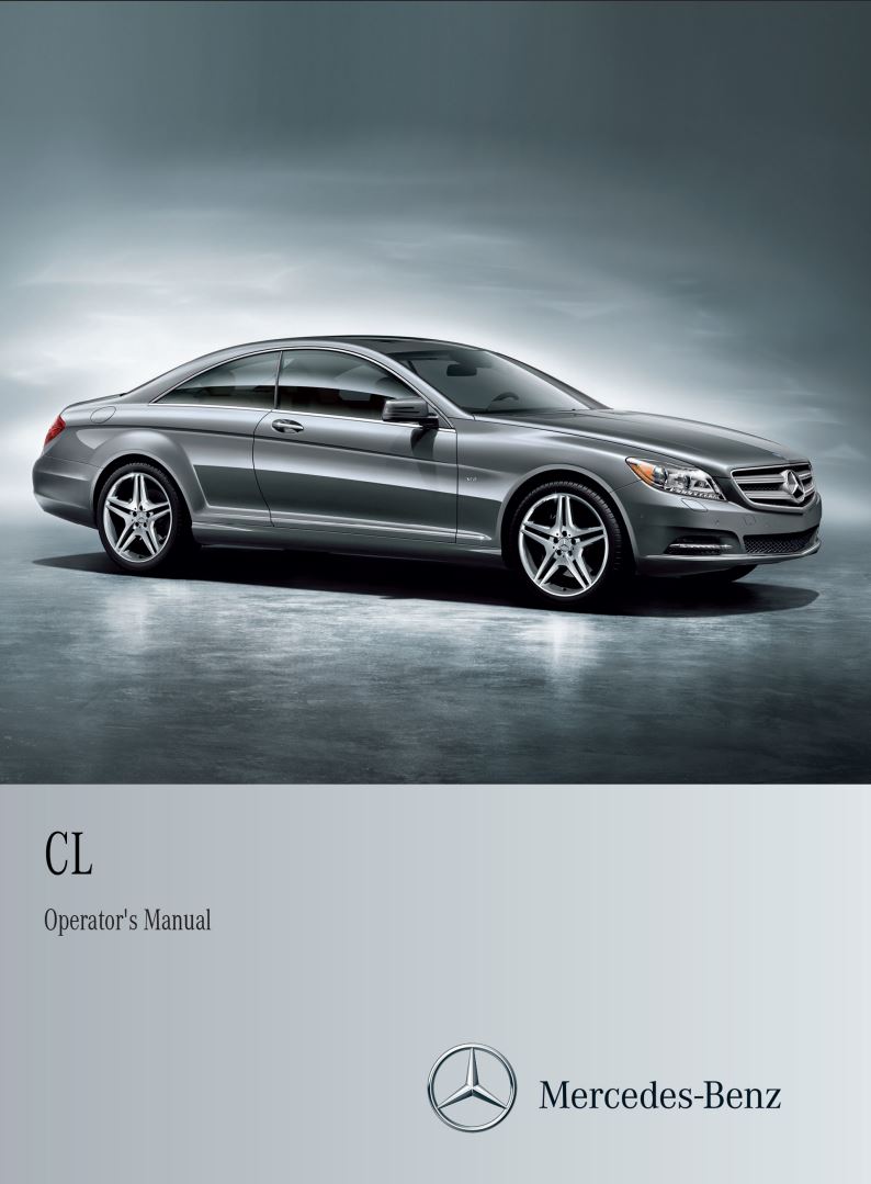 Mercedes-Benz CL-Class Coupe 2014 Owner's Manual