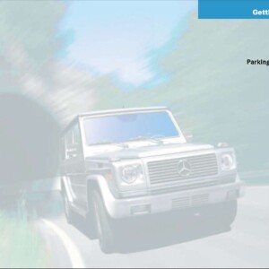 Mercedes-Benz G-Class 2003 Owner's Manual