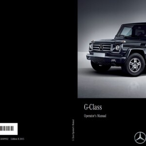 Mercedes-Benz G-Class SUV 2015 Owner's Manual