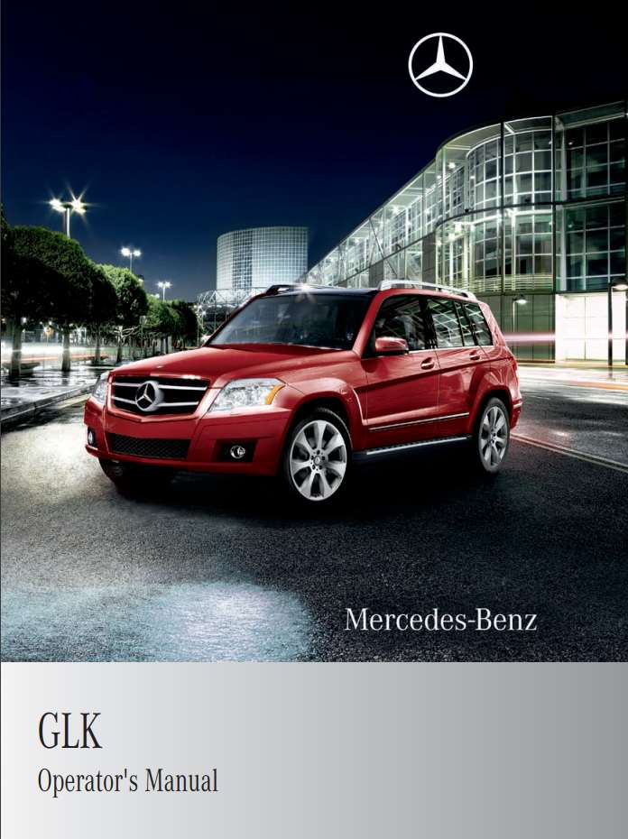 Mercedes-Benz Glk-Class 2011 Owner's Manual