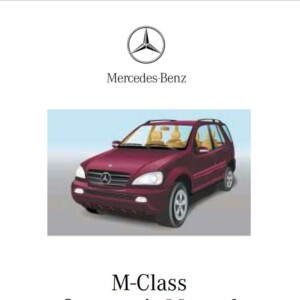 Mercedes-Benz M-Class 2002 Owner's Manual