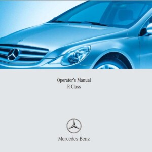 Mercedes-Benz R-Class 2006 Owner's Manual