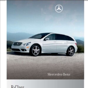Mercedes-Benz R-Class 2010 Owner's Manual