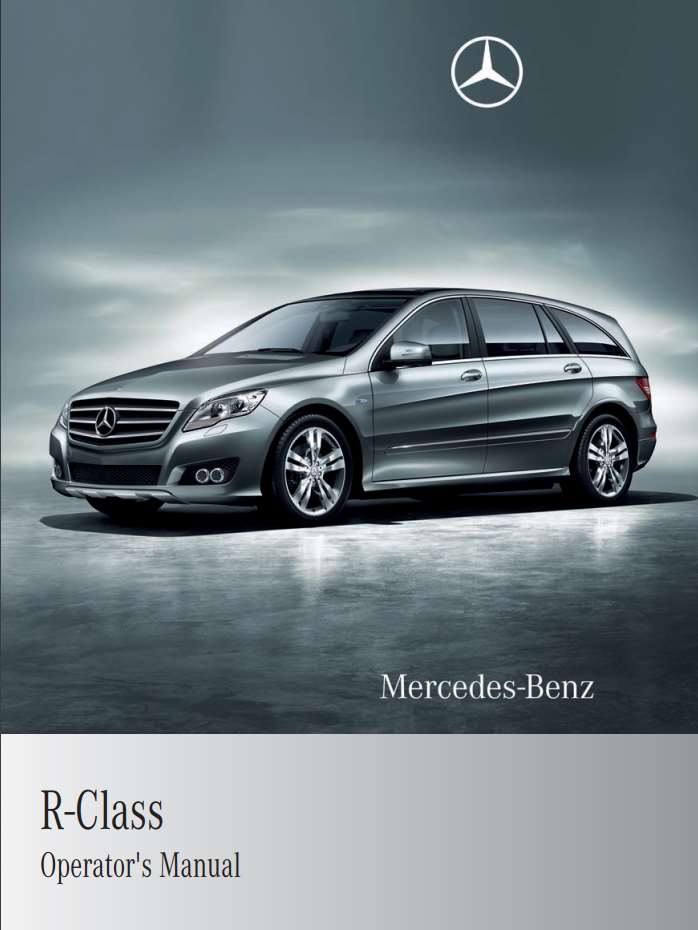 Mercedes-Benz R-Class 2011 Owner's Manual