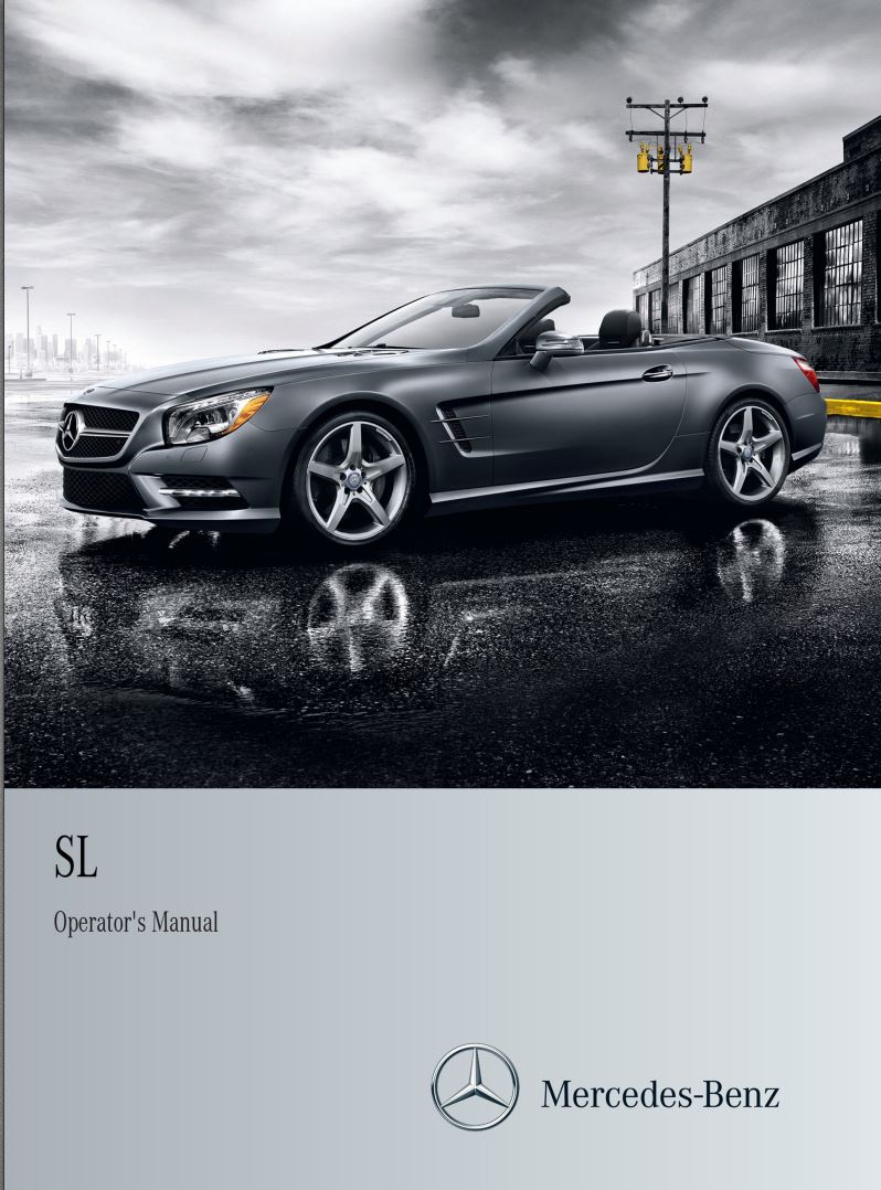 Mercedes-Benz SL-Class Roadster 2014 Owner's Manual