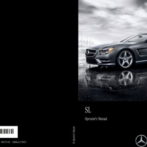 Mercedes-Benz SL-Class Roadster 2015 Owner's Manual