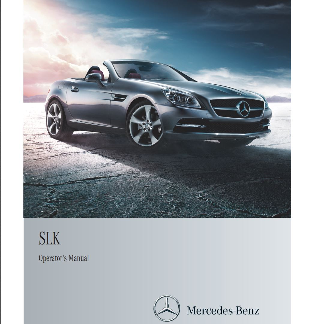 Mercedes-Benz SLK-Class Roadster 2012 Owner's Manual