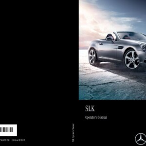 Mercedes-Benz SLK-Class Roadster 2015 Owner's Manual