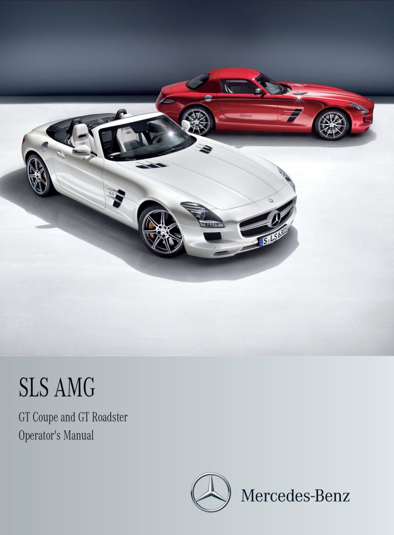 Mercedes-Benz SLS AMG Coupe & Roadster 2014 Owner's Manual
