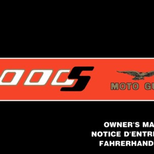 Moto Guzzi 1000S 2004 Owner’s Manual