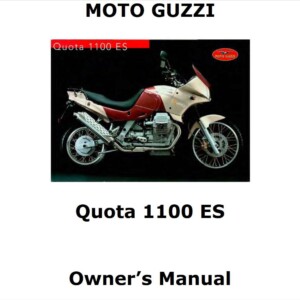Moto Guzzi Quota 1100 ES Owner’s Manual