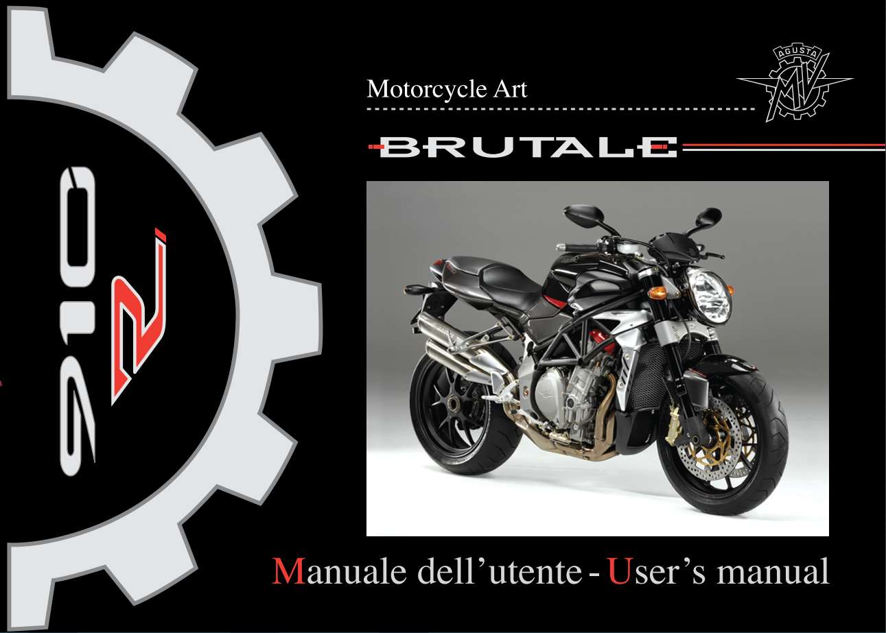 MV Agusta 910 R 2006 Owner’s Manual