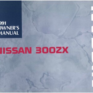 Nissan 300ZX 1991 Owner's Manual