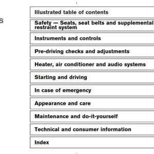 Nissan 350z 2004 Owner's Manual