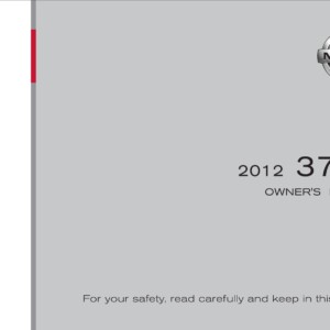Nissan 370Z Coupe 2012 Owner's Manual