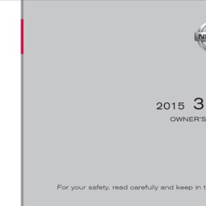 Nissan 370Z Coupe 2015 Owner's Manual