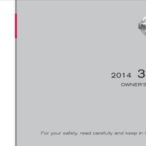 Nissan 370Z Roadster 2014 Owner's Manual