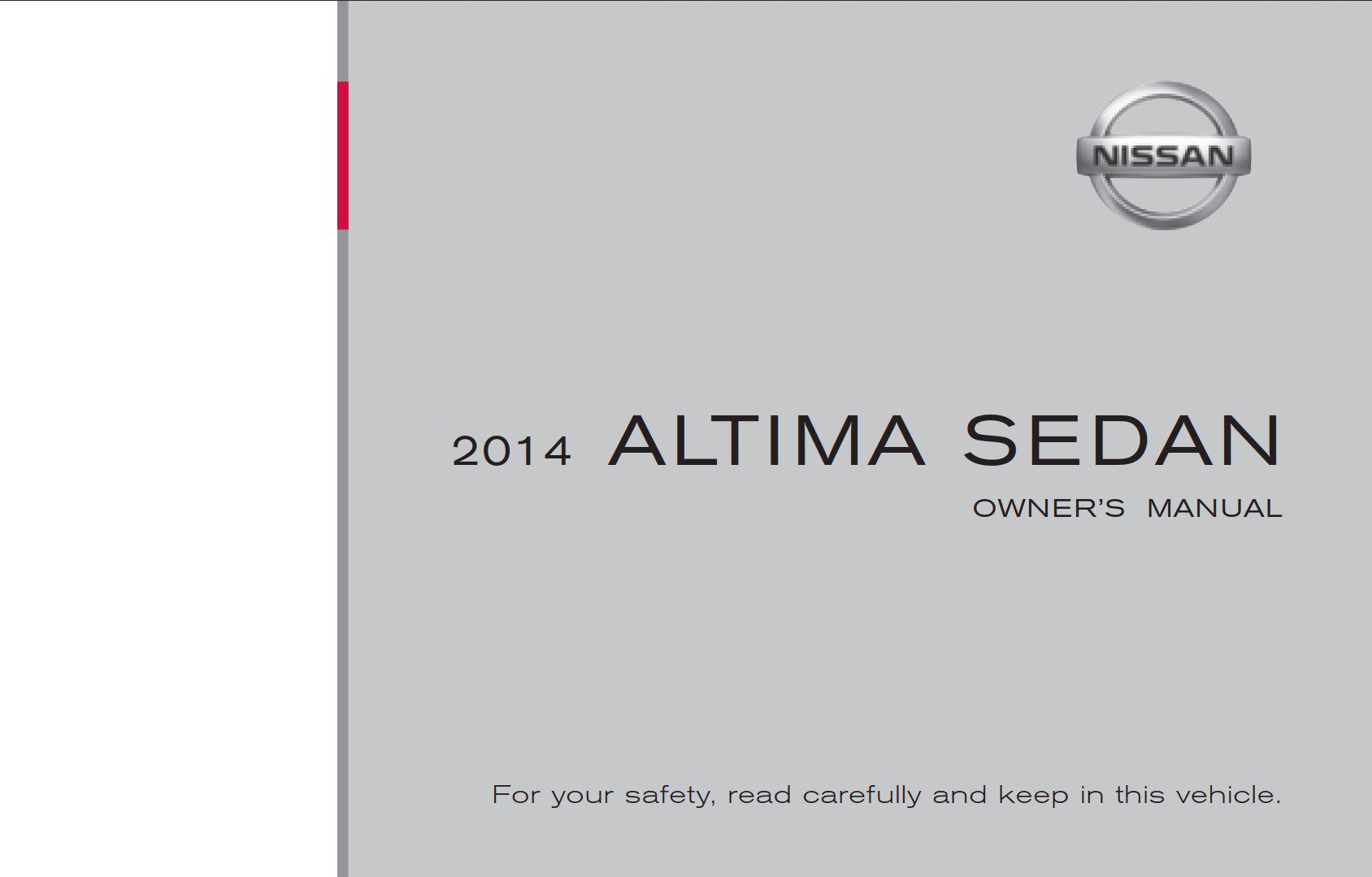 Nissan Altima 2014 Owner's Manual