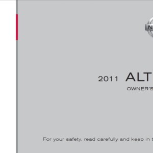 Nissan Altima Coupe 2011 Owner's Manual
