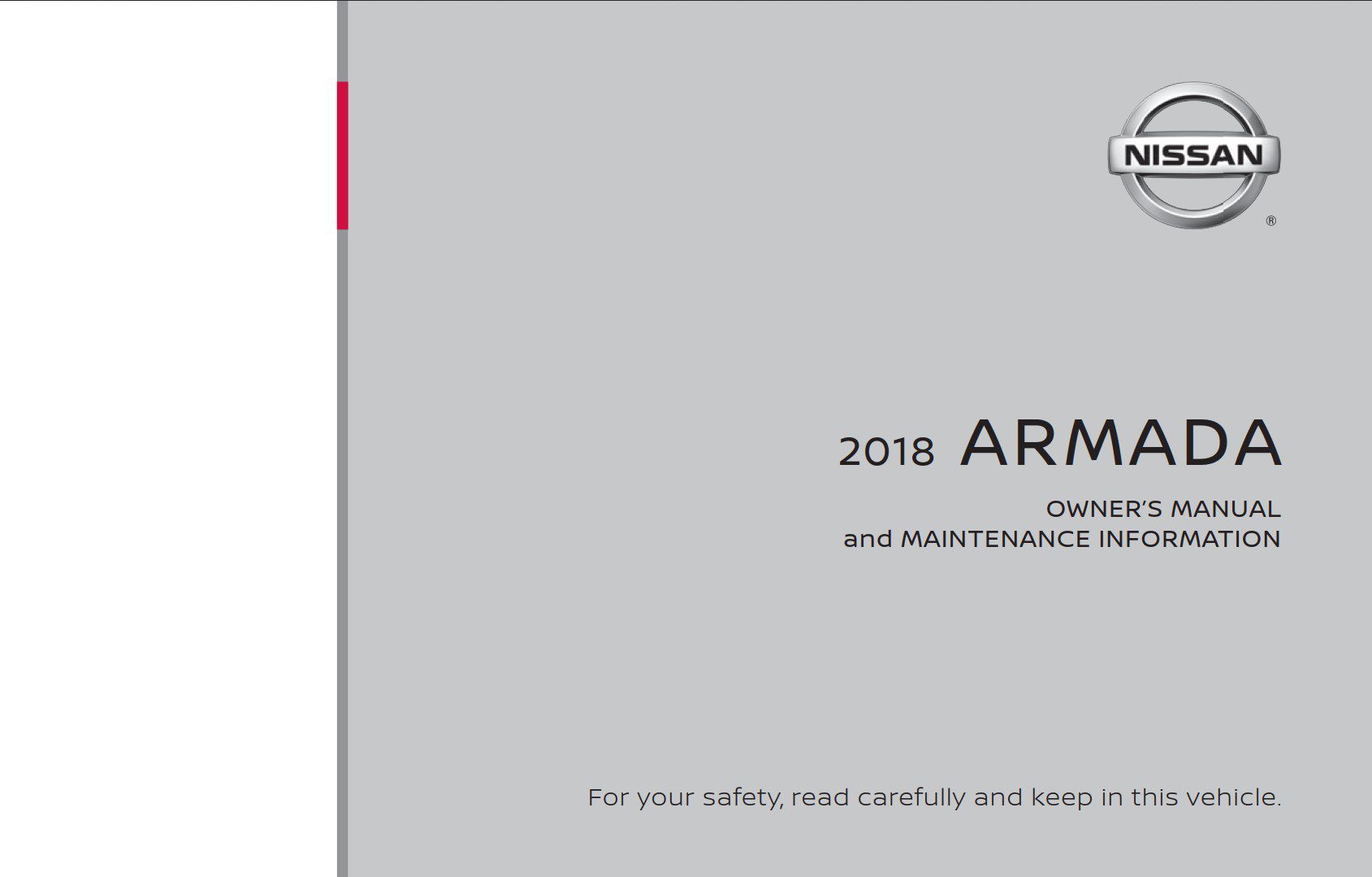 Nissan Armada 2018 Owner's Manual