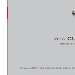 Nissan Cube 2013 Owner's Manual
