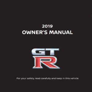 Nissan GT-R 2019 Owner's Manual