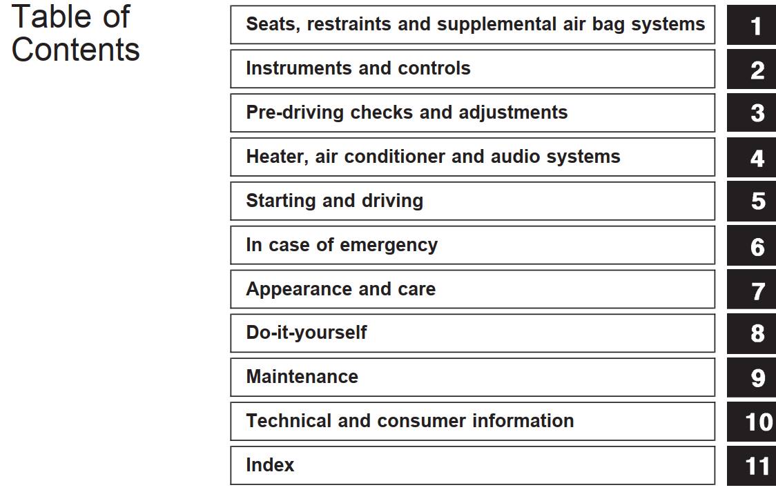 Nissan Maxima 2000 Owner's Manual